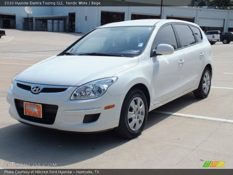 Nordic White / Beige 2010 Hyundai Elantra Touring GLS