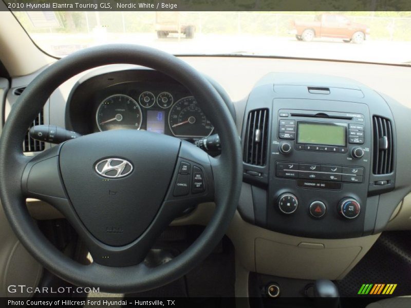 Nordic White / Beige 2010 Hyundai Elantra Touring GLS