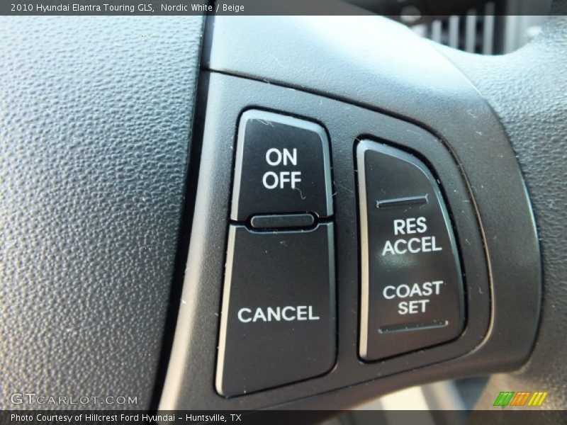 Nordic White / Beige 2010 Hyundai Elantra Touring GLS