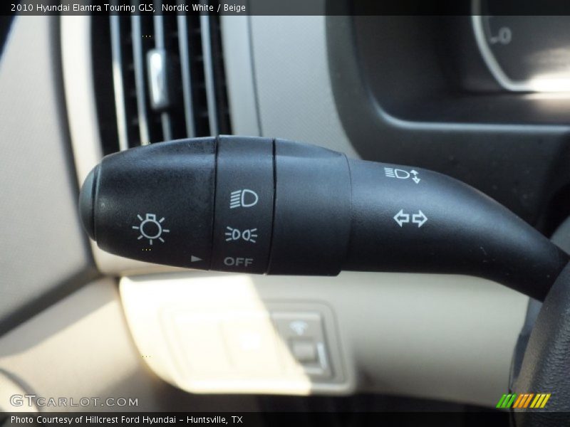 Nordic White / Beige 2010 Hyundai Elantra Touring GLS