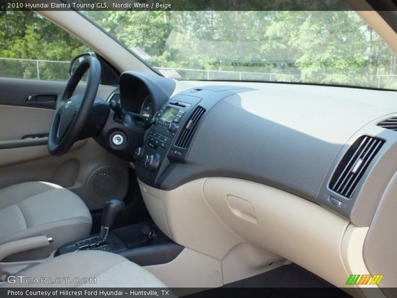 Nordic White / Beige 2010 Hyundai Elantra Touring GLS