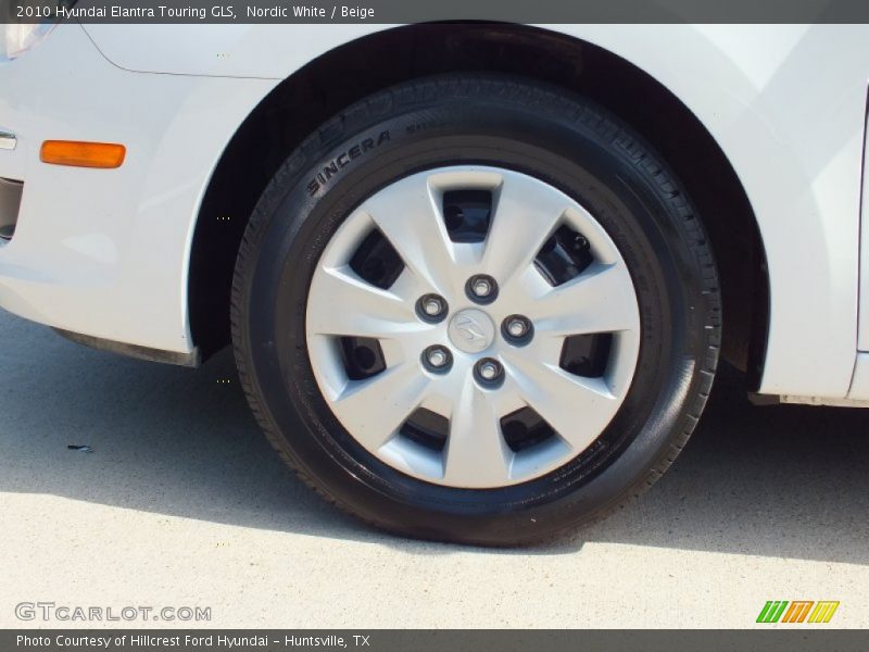 Nordic White / Beige 2010 Hyundai Elantra Touring GLS