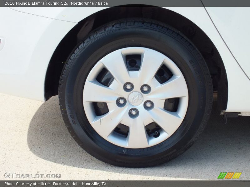 Nordic White / Beige 2010 Hyundai Elantra Touring GLS