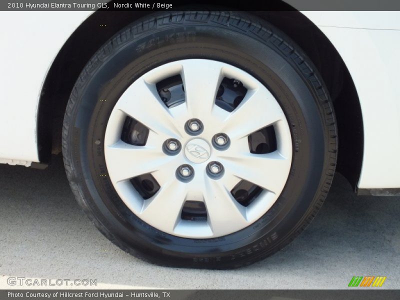 Nordic White / Beige 2010 Hyundai Elantra Touring GLS