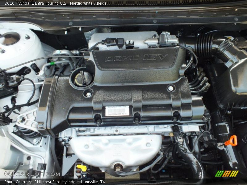 Nordic White / Beige 2010 Hyundai Elantra Touring GLS