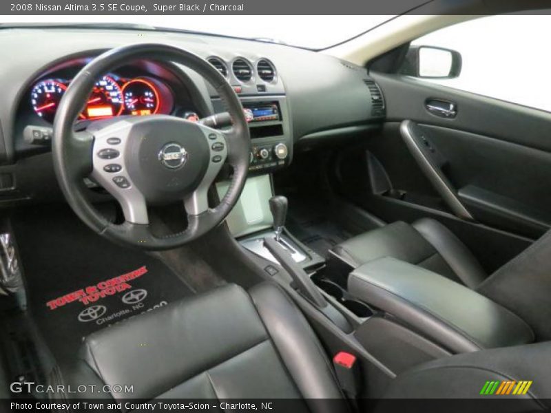 Super Black / Charcoal 2008 Nissan Altima 3.5 SE Coupe