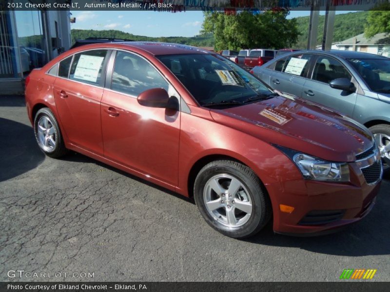 Autumn Red Metallic / Jet Black 2012 Chevrolet Cruze LT