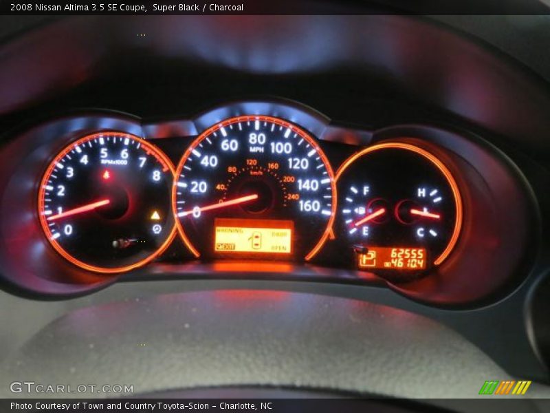 Super Black / Charcoal 2008 Nissan Altima 3.5 SE Coupe