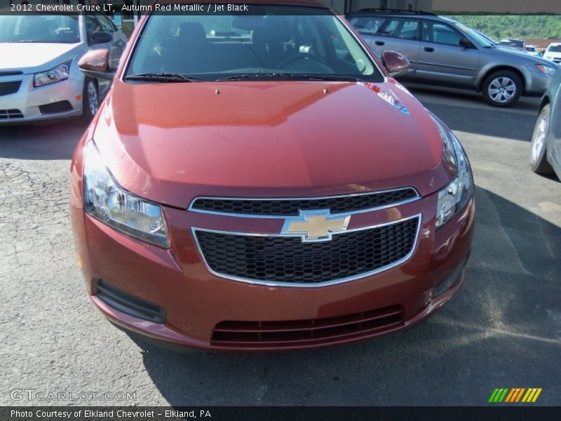 Autumn Red Metallic / Jet Black 2012 Chevrolet Cruze LT