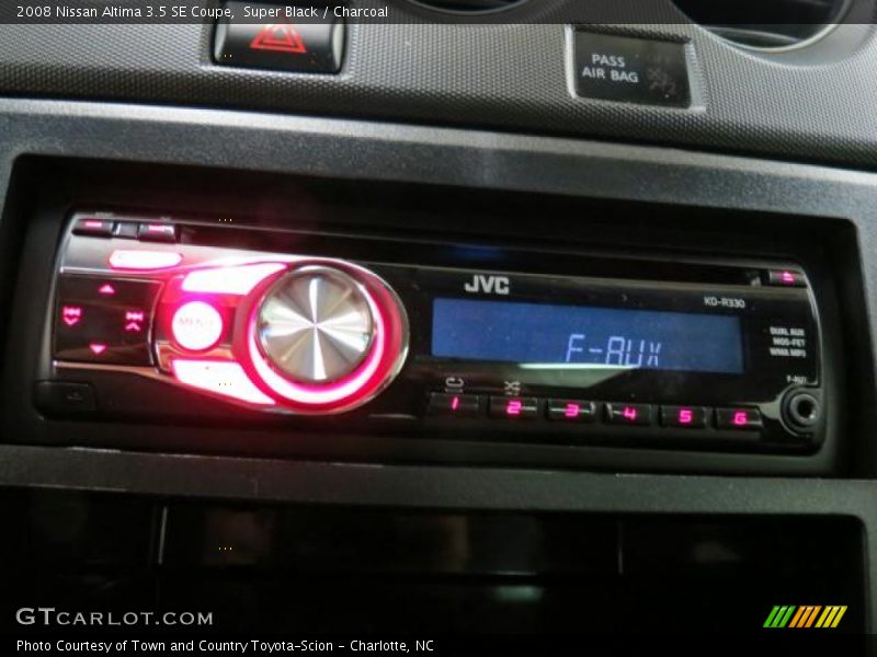 Super Black / Charcoal 2008 Nissan Altima 3.5 SE Coupe