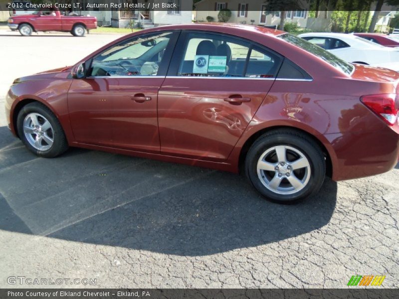 Autumn Red Metallic / Jet Black 2012 Chevrolet Cruze LT