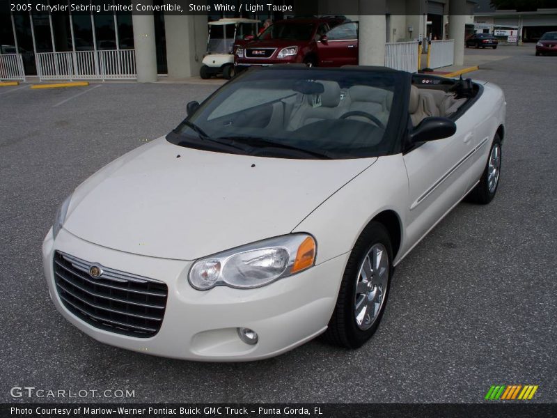 Stone White / Light Taupe 2005 Chrysler Sebring Limited Convertible