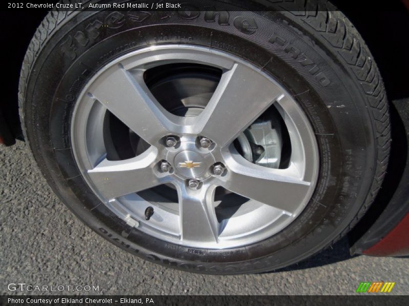 Autumn Red Metallic / Jet Black 2012 Chevrolet Cruze LT