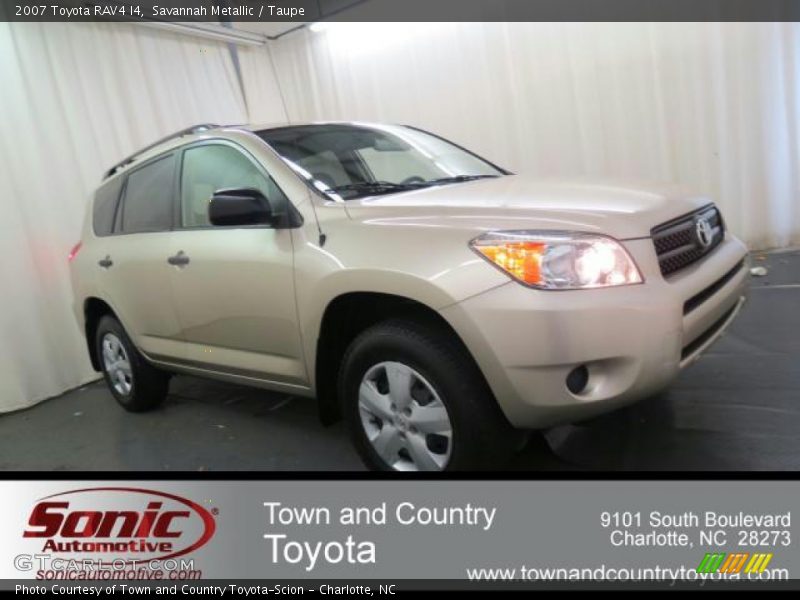 Savannah Metallic / Taupe 2007 Toyota RAV4 I4