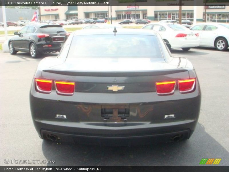 Cyber Gray Metallic / Black 2010 Chevrolet Camaro LT Coupe