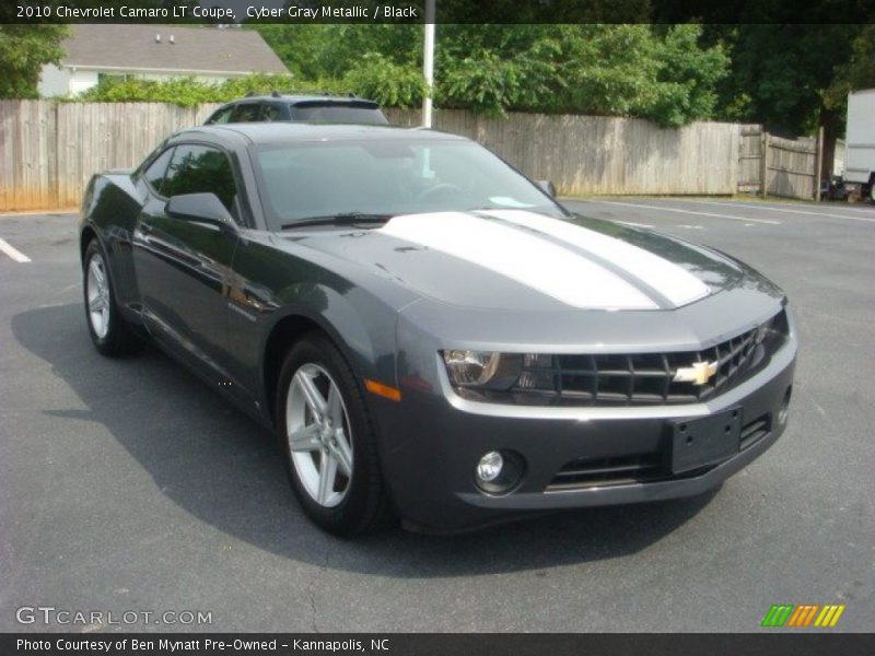 Cyber Gray Metallic / Black 2010 Chevrolet Camaro LT Coupe