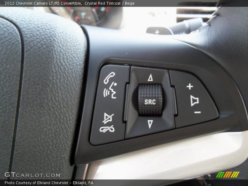 Controls of 2012 Camaro LT/RS Convertible