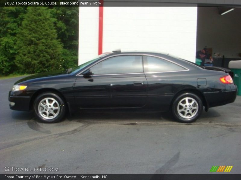 Black Sand Pearl / Ivory 2002 Toyota Solara SE Coupe