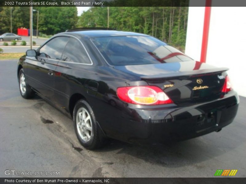 Black Sand Pearl / Ivory 2002 Toyota Solara SE Coupe