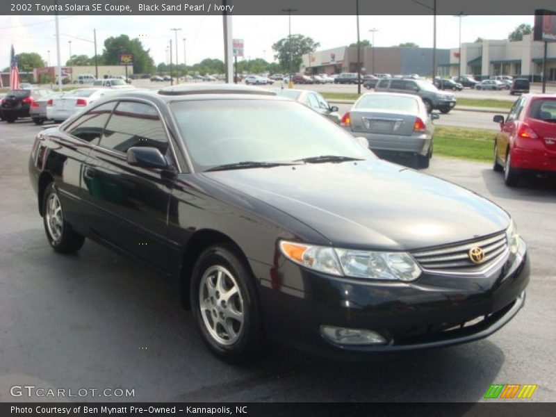Black Sand Pearl / Ivory 2002 Toyota Solara SE Coupe