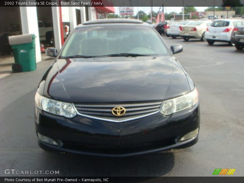 Black Sand Pearl / Ivory 2002 Toyota Solara SE Coupe