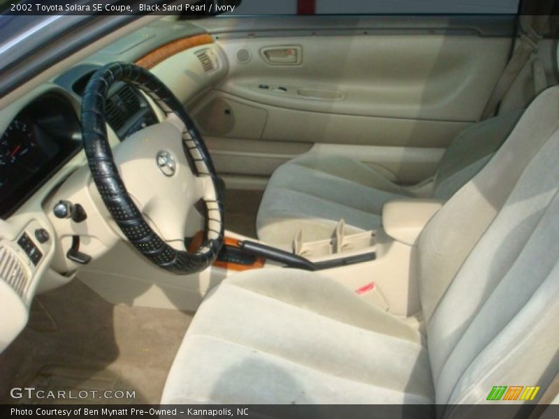 Black Sand Pearl / Ivory 2002 Toyota Solara SE Coupe