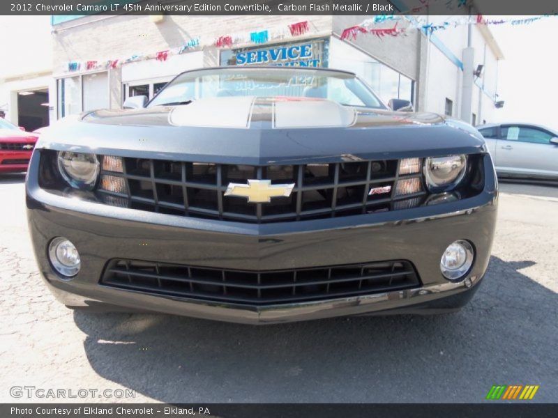 Carbon Flash Metallic / Black 2012 Chevrolet Camaro LT 45th Anniversary Edition Convertible