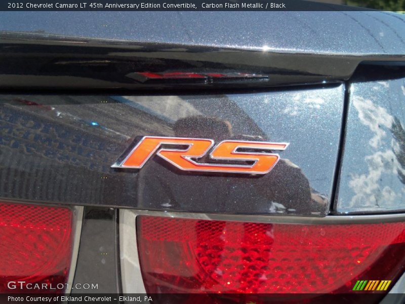 Carbon Flash Metallic / Black 2012 Chevrolet Camaro LT 45th Anniversary Edition Convertible