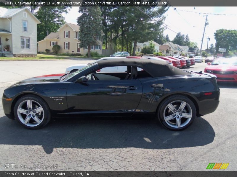 Carbon Flash Metallic / Black 2012 Chevrolet Camaro LT 45th Anniversary Edition Convertible