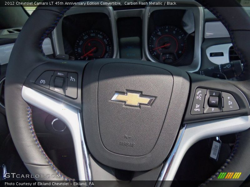 Carbon Flash Metallic / Black 2012 Chevrolet Camaro LT 45th Anniversary Edition Convertible