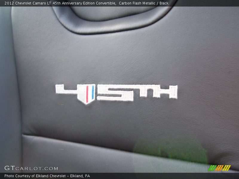 2012 Camaro LT 45th Anniversary Edition Convertible Logo