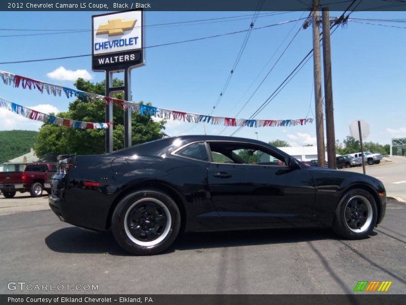 Black / Black 2012 Chevrolet Camaro LS Coupe