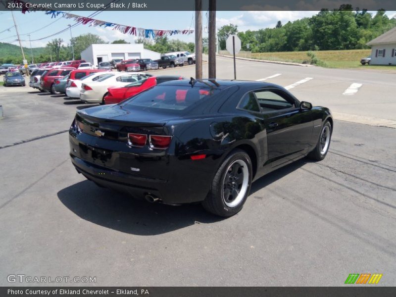 Black / Black 2012 Chevrolet Camaro LS Coupe