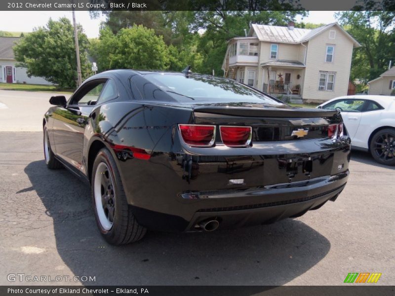 Black / Black 2012 Chevrolet Camaro LS Coupe