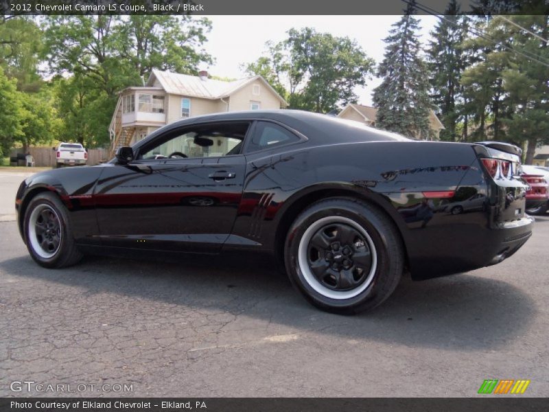 Black / Black 2012 Chevrolet Camaro LS Coupe