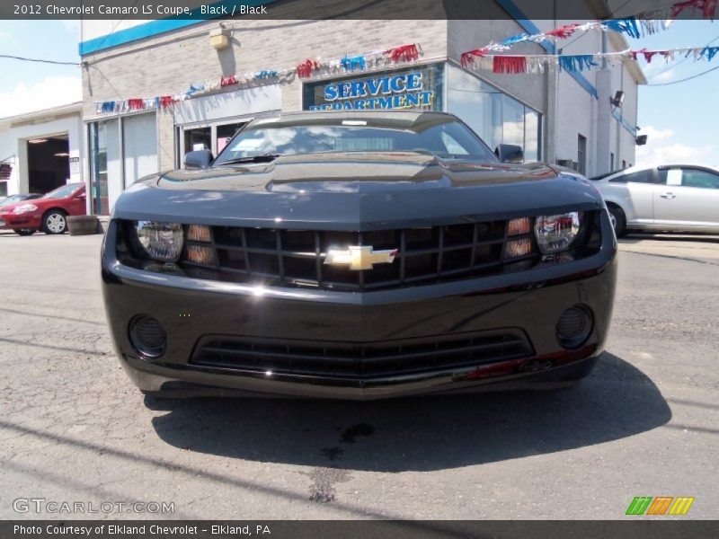 Black / Black 2012 Chevrolet Camaro LS Coupe