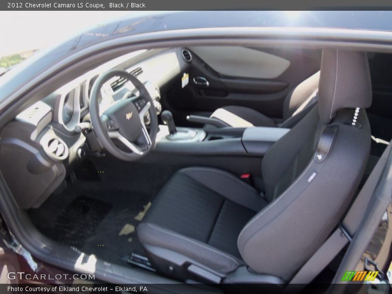 Black / Black 2012 Chevrolet Camaro LS Coupe