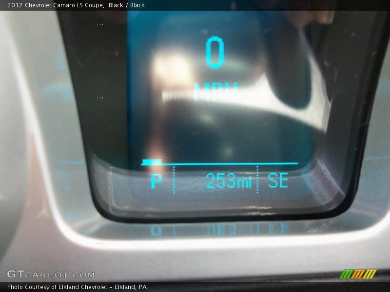 Black / Black 2012 Chevrolet Camaro LS Coupe