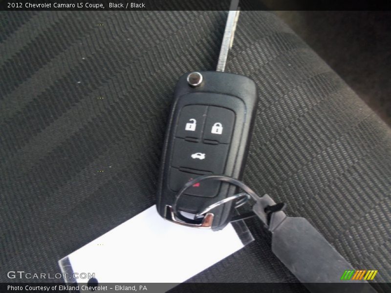 Keys of 2012 Camaro LS Coupe