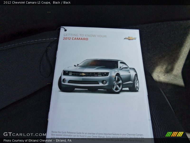 Books/Manuals of 2012 Camaro LS Coupe