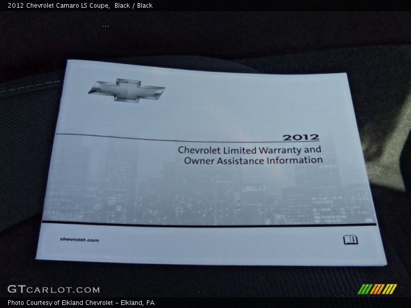 Books/Manuals of 2012 Camaro LS Coupe
