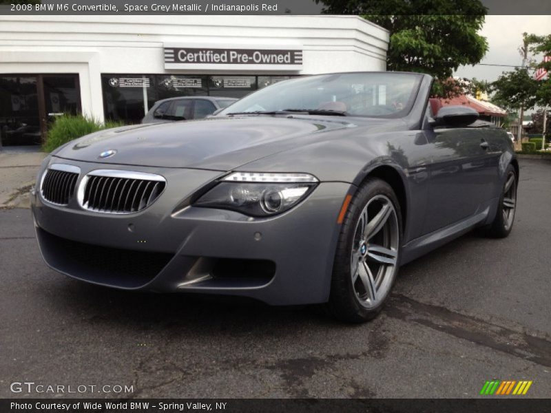 Space Grey Metallic / Indianapolis Red 2008 BMW M6 Convertible