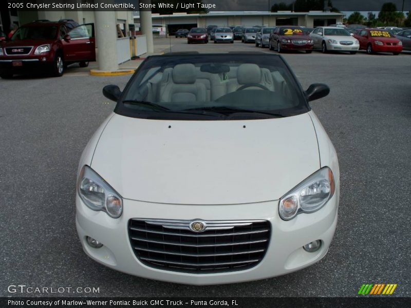 Stone White / Light Taupe 2005 Chrysler Sebring Limited Convertible