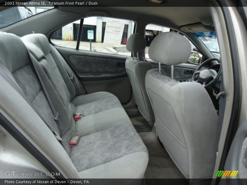 Rear Seat of 2001 Altima SE