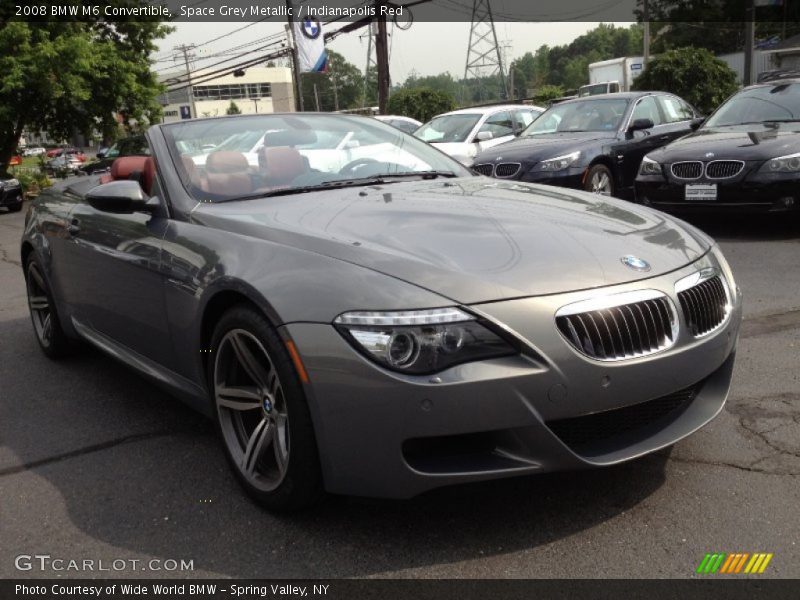 Space Grey Metallic / Indianapolis Red 2008 BMW M6 Convertible