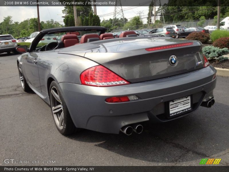 Space Grey Metallic / Indianapolis Red 2008 BMW M6 Convertible