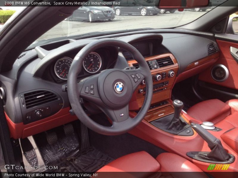 Indianapolis Red Interior - 2008 M6 Convertible 