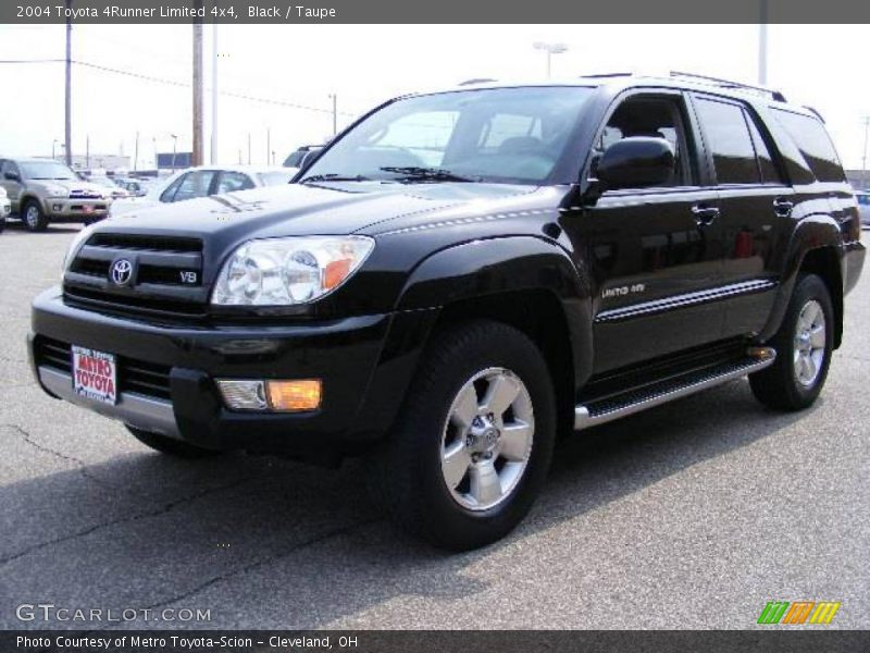 Black / Taupe 2004 Toyota 4Runner Limited 4x4