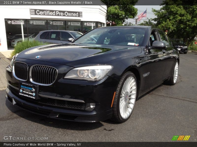 Black Sapphire Metallic / Black 2011 BMW 7 Series Alpina B7