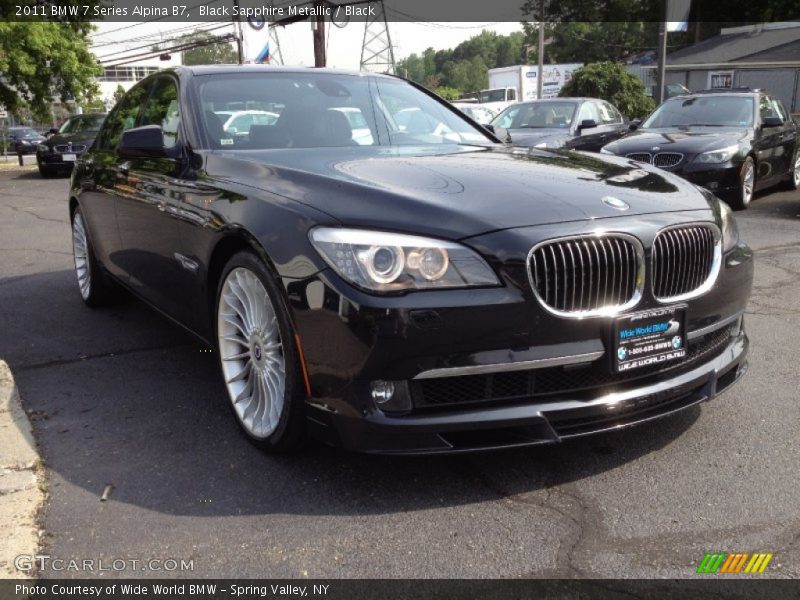 Black Sapphire Metallic / Black 2011 BMW 7 Series Alpina B7
